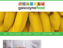 Tablet Screenshot of gascoynefood.com.au